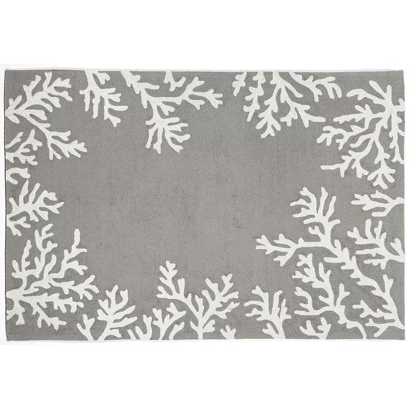 Liora Manne Capri Coral Border Indoor Outdoor Rug
